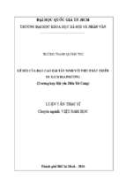 Lễ hội của đạo cao đài tây ninh với việc phát triển du lịch địa phương (trường hợp hội yến diêu trì cung)    