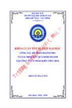 Công tác kế toán doanh thu và xác định kết quả kinh doanh tại công ty cổ phần kiến trúc bha