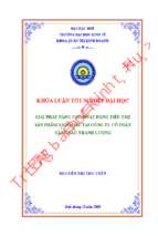 Giải pháp nâng cao hoạt động tiêu thụ sản phẩm xăng dầu tại công ty cổ phần xăng dầu thanh lương