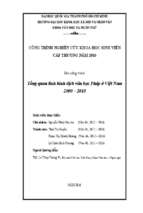 Tổng quan tình hình dịch văn học pháp ở việt nam 2000 2015    