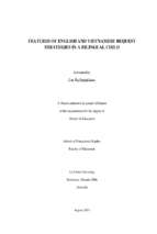 Features of english and vietnamese request strategies in a bilingual child    dr.  60.14.10 