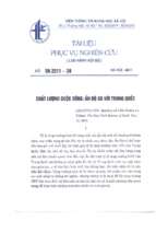 Chất lượng cuộc sống ấn độ so với trung quốc     tài liệu phục vụ nghiên cứu  số tn 2011   39 