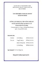 Không gian sinh hoạt cộng đồng dành cho người cao tuổi sống tại chung cư ở thành phố hồ chí minh (trường hợp nghiên cứu chung cư 109 nguyễn biểu, phường 1, quận 5, thành phố hồ chí minh)   công trình 