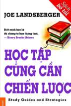 Học tập cũng cần chiến lược 
