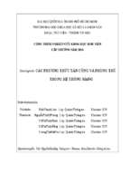 Các phương thức tấn công và phòng thủ trong hệ thống mạng    