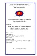 Bước đầu so sánh giới từ trong tiếng tiếng hindi và tiếng anh    
