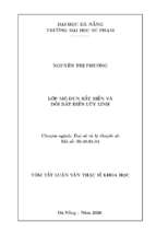 Lớp môđun bất biến và đối bất biến lũy linh