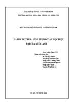 Harry potter   hình tượng văn học hiện đại của nước anh