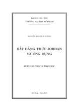 Bất đẳng thức jordan và ứng dụng.