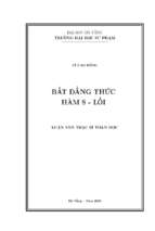 Bất đẳng thức hàm s lồi.