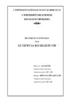 Le cid et la bataille du cid    recherche scientifique 