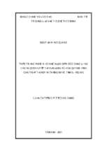 Luận án thực trạng phục hồi chức năng dựa vào cộng đồng cho người khuyết tật vận động và hiệu quả mô hình can thiệp tại huyện thống nhất, tỉnh đồng nai