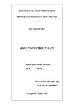 Mộng trong thơ lý bạch    