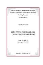 Biểu tượng phi nhân dạng trong hindu giáo ở ấn độ    