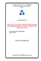 Sàng lọc và tuyển chọn thực khuẩn thể nhằm trị bệnh trên cá tra tại đồng bằng sông cửu long