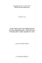 Tướng trầm tích và đặc điểm phân bố vỉa chứa dầu khí eocen oligocen dưới vùng rìa đông đông nam bể cửu long