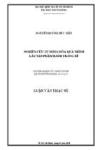 Nghiên cứu tự động hóa quá trình lấy sản phẩm bánh tráng rế