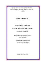 Trung quốc   châu phi quan hệ  bầu chủ   phụ thuộc  (patron   client)    