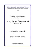 Kon của người rơngao ở kon tum    