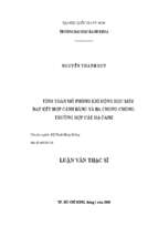 Tính toán mô phỏng khí động học máy bay kết hợp cánh bằng và ba chong chóng trường hợp cất hạ cánh