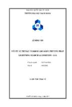 Tối ưu vị trí đặt turbine gió bằng phương pháp lightning search algorithm   lsa