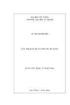 Cực trị hàm số và một số áp dụng