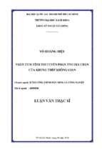 Phân tích tĩnh phi tuyến phản ứng địa chấn của khung thép không gian