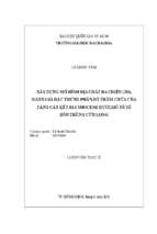 Xây dựng mô hình địa chất ba chiều (3d), đánh giá đặc trưng phân bố thấm chứa của tầng cat1ket61 bi.1 miocene dưới mỏ tê tê bồn trũng cửu long 