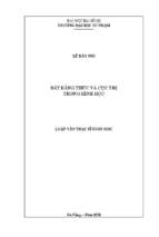 Bất đẳng thức và cực trị trong hình học