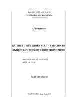 Kỹ thuật điều khiển volt var cho bộ nghịch lưu điện mặt trời thông minh