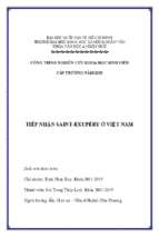 Tiếp nhận saint exupéry ở việt nam   