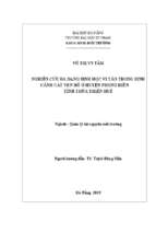 Nghiên cứu đa dạng sinh học vi tảo trong sinh cảnh cát ven hồ ở huyện phong điền, tỉnh thừa thiên huế