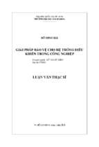 Giải pháp bảo vệ cho hệ thống điều khiển trong công nghiệp 