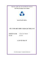 Xử lý tín hiệu điện cơ bằng kỹ thuật số 