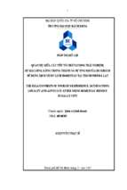 The relationships of tourist’ s experience, satisfaction, loyalty and advocacy after using homestay service in dalat city