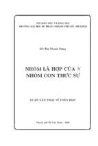 Nhóm là hợp của n nhóm con thực sự 
