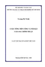 Cuộc tổng tiến công và nổi dậy năm 1968 ở bình thuận 