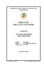 Xây dựng hệ thống pizza delivery