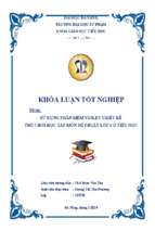 Sử dụng phần mềm violet thiết kế trò chơi học tập môn mĩ thuật lớp 4 ở tiểu học