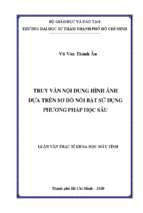 Truy vấn nội dung hình ảnh dựa trên sơ đồ nổi bật sử dụng phương pháp học sâu 