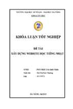 Xây dựng website học tiếng nhật