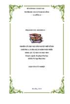 Nghiên cứu mô hình dạy học đảo ngược một số bài chương 2, 3 hóa học 8 nhằm phát triển năng lực tự học cho học sinh thcs