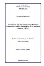Bước đầu xác định một số hợp chất isoflavone có trong củ sắn dây bằng phương pháp sắc ký lỏng hiệu năng cao   hplc