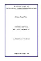 Vành là hợp của ba vành con thực sự 