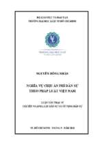 Nghĩa vụ chịu án phí dân sự theo pháp luật việt nam