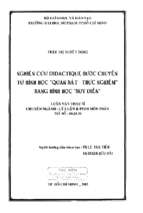 Ngiên cứu didactique bước chuyển từ hình học 