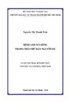 Hình ảnh núi sông trong thơ chữ hán nguyễn du 