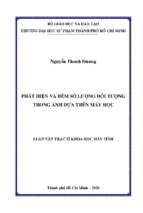 Phát hiện và đếm số lượng đối tượng trong ảnh dựa trên máy học 