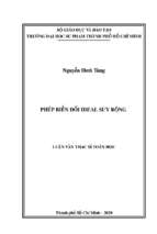 Phép biến đổi ideal suy rộng 