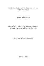 Luận án tiến sĩ các chặn cho hệ số hilbert của môđun đối với iđêan tham số trên vành địa phương